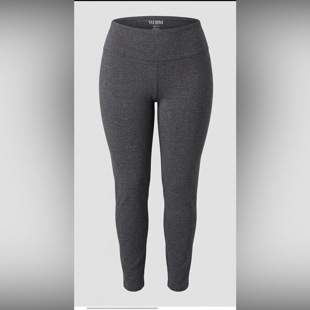 White House Black Market Charcoal Runway Legging Pants | Size 16